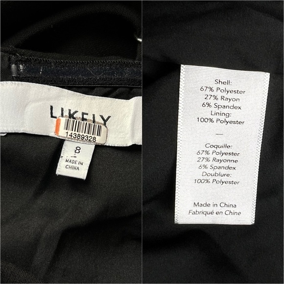 LIKELY Ruched Halter Neck Cutout Bodice Sleeveless Front Slit Column Maxi Gown 8 - Picture 7 of 9